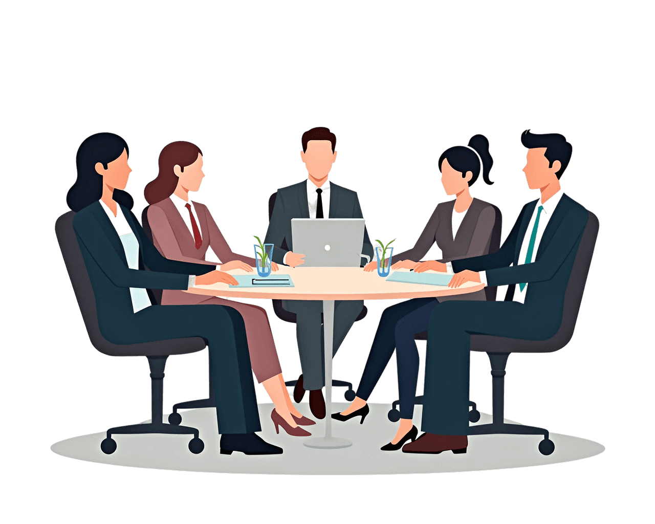 Xoftify team collaboration in modern office